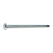 MIDWEST FASTENER Self-Drilling Screw, #10 x 3 in, Zinc Plated Steel Hex Head Hex Drive, 10 PK 68684
